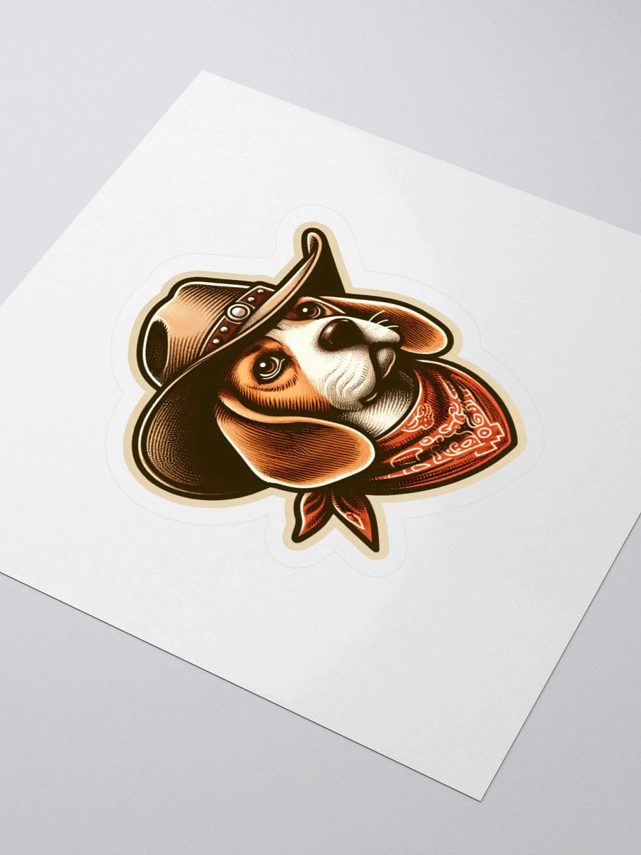 Cowboy Beagle - Sticker product image (3)