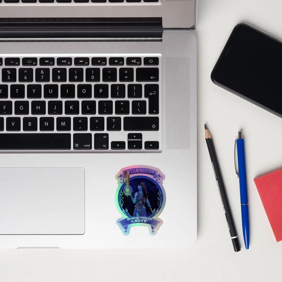 Starseeds SHINE YOUR LIGHT Holographic Kiss-Cut Sticker product image (2)