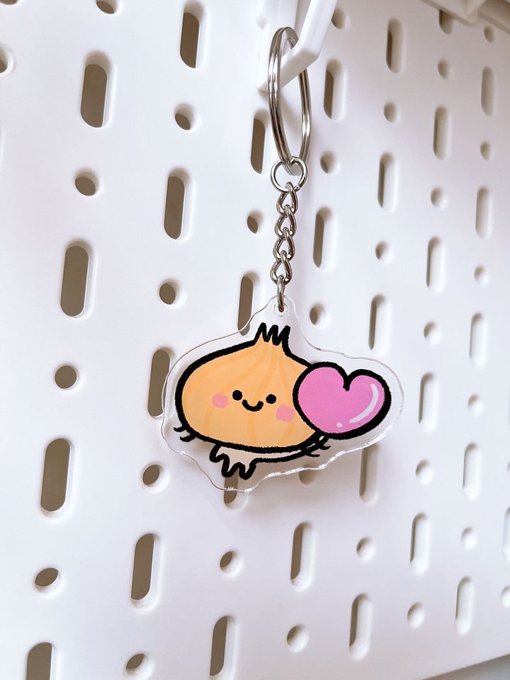 Onibun’s Big Heart | Acrylic Keychain product image (1)