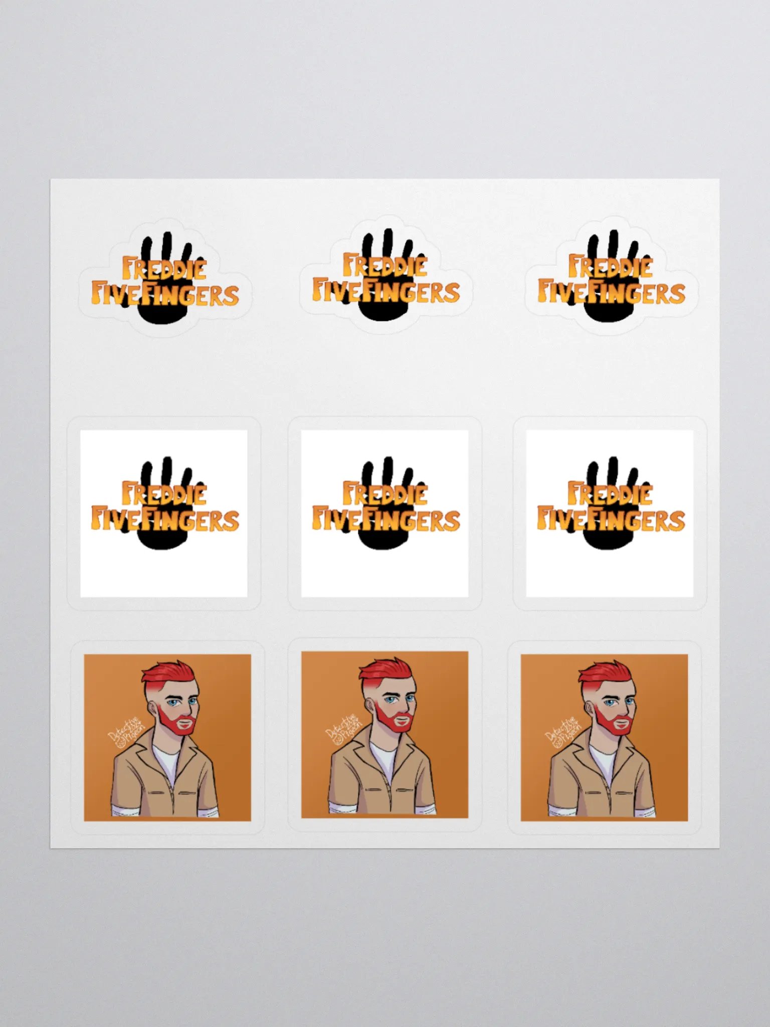 Freddie Fivefingers Sticker Collection product image (3)