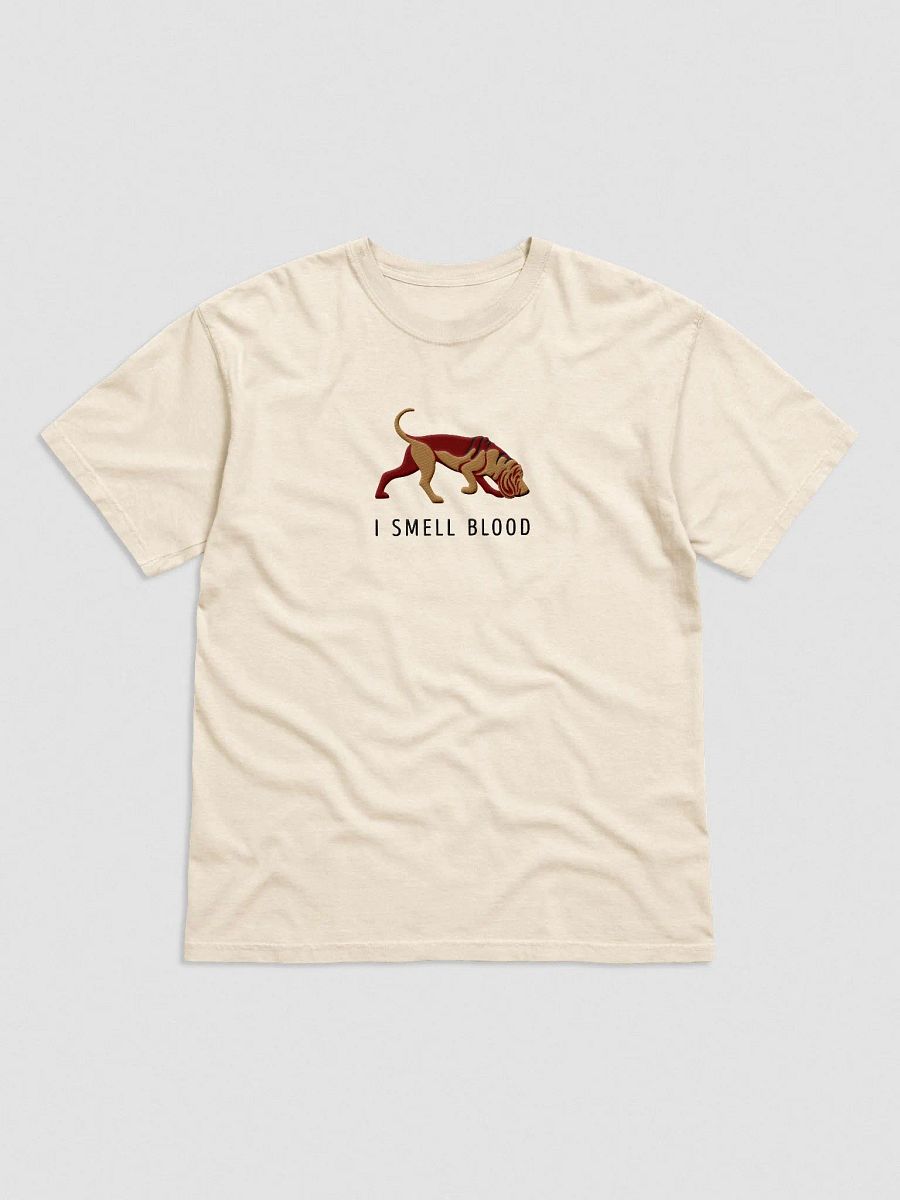 I Smell Blood T-Shirt(Embroidered) of a Bloodhound product image (4)