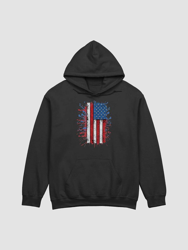 Stars & Stripes Splatter Womens Hoodie product image (7)