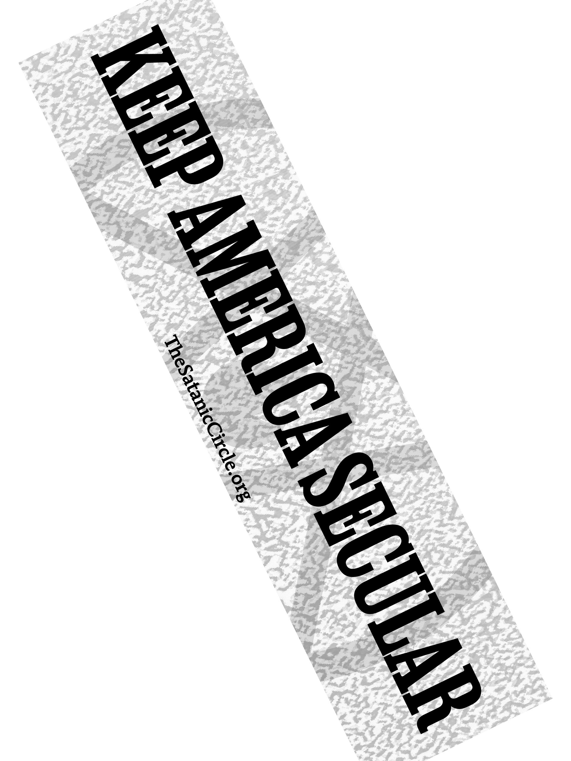 "Keep America Secular" - Bumper Sticker (9 x 2.25) product image (1)