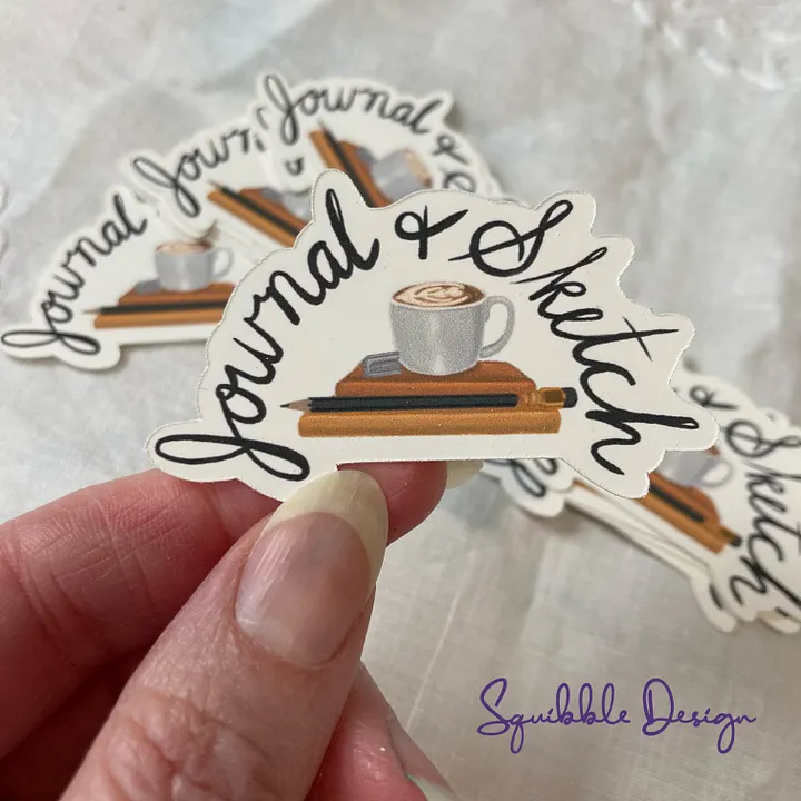 Vinyl Sticker - Journal and Sketch product image (1)