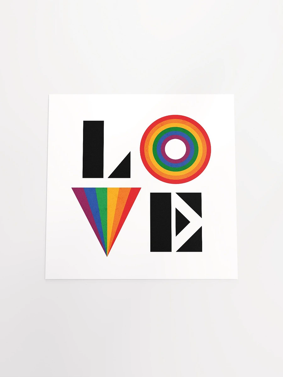 LOVE Midcentury Modern Rainbow Style - Print product image (4)