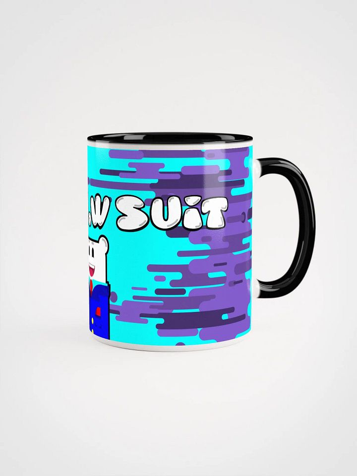 Mr. Pillow Suit Ceramic Mug with Color Inside product image (2)