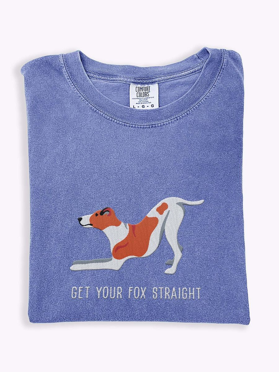 Get Your Fox Straight T-Shirt(Embroidered) of a Smooth Fox Terrier(Red & White) product image (1)