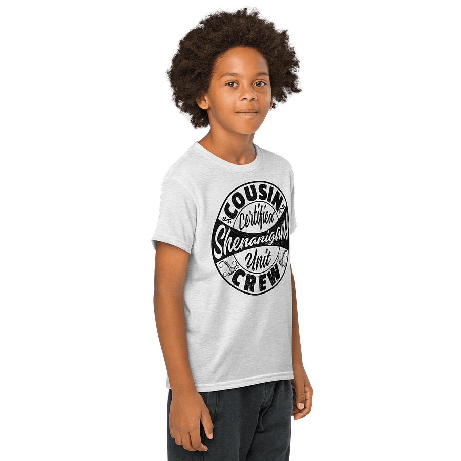 "Cousin Crew" Youth T-Shirt (Light) product image (4)