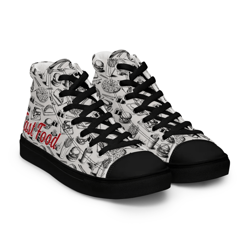 Fast Food High Top Old White/Red/Black Male product image (8)