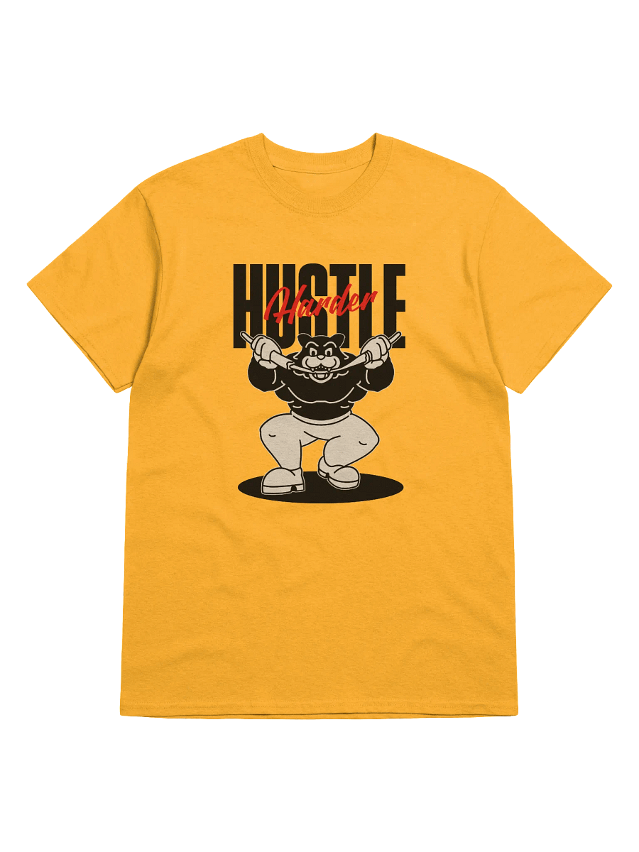 Hustle Harder T-Shirt | Motivational Gym & Grind Tee for Go-Getters product image (1)