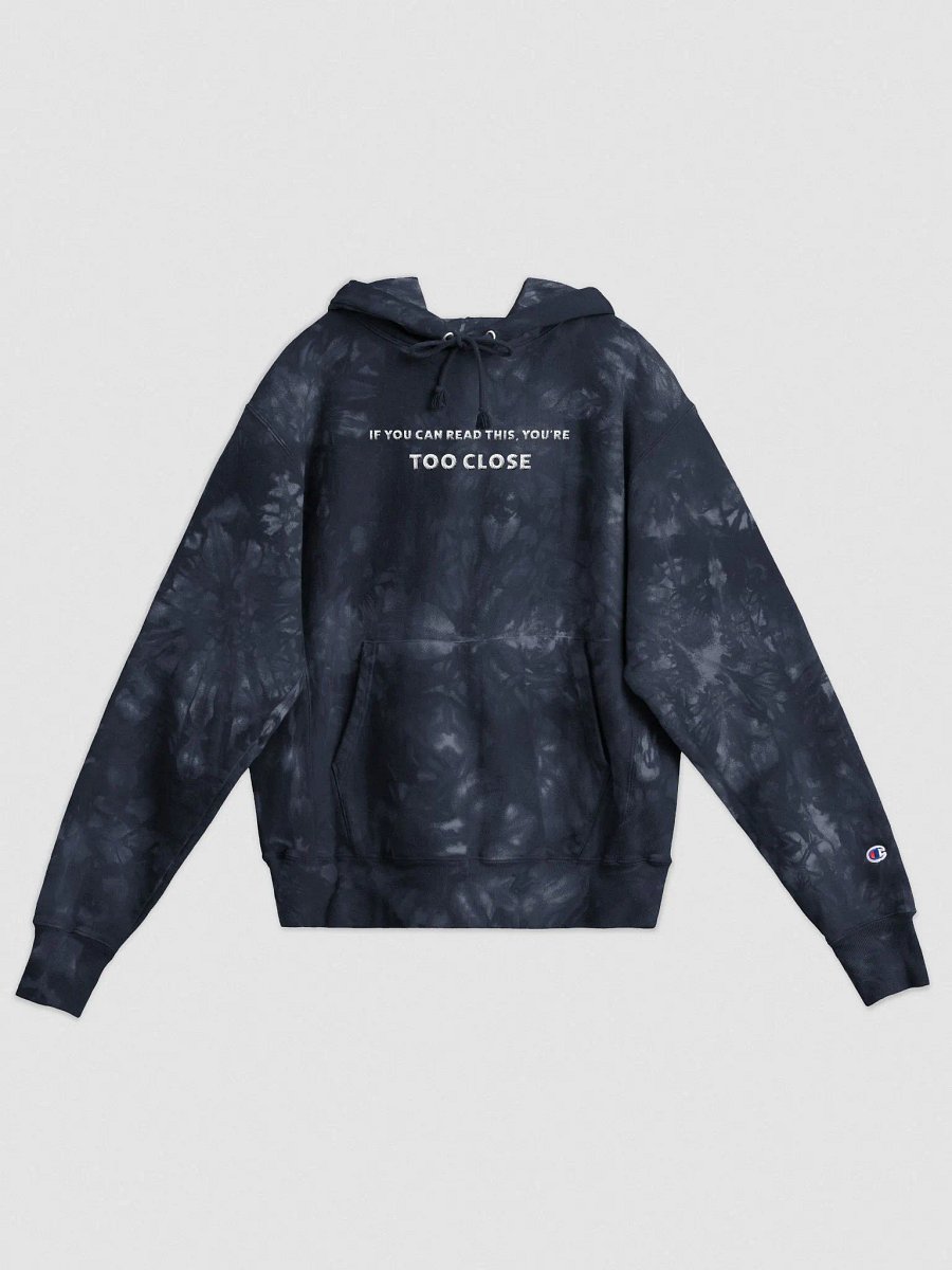 Too Close | Embroidered Champion Tie-Dye Hoodie product image (17)