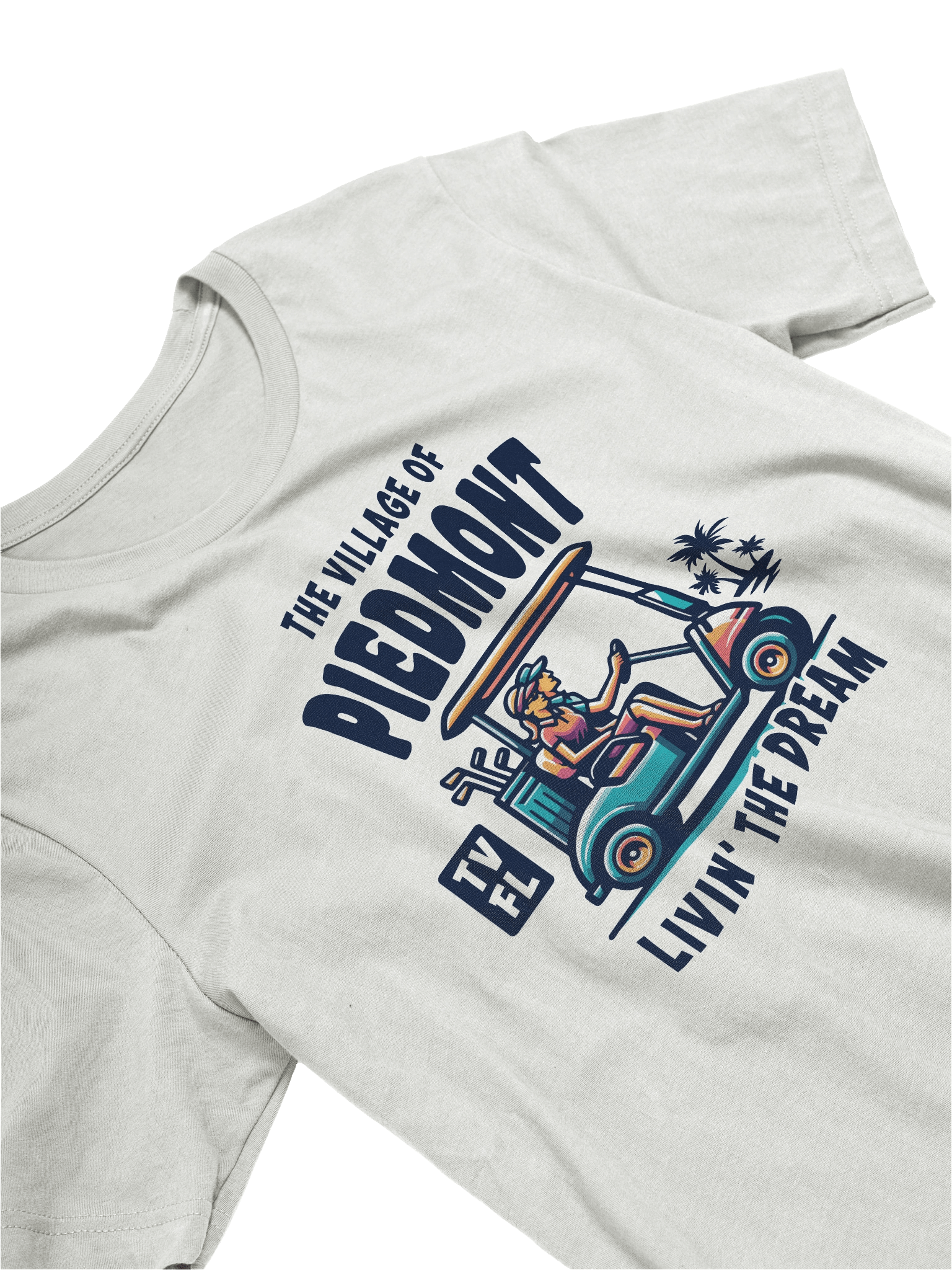 The Village of Piedmont TV FL Golf Cart Design T-Shirt product image (26)