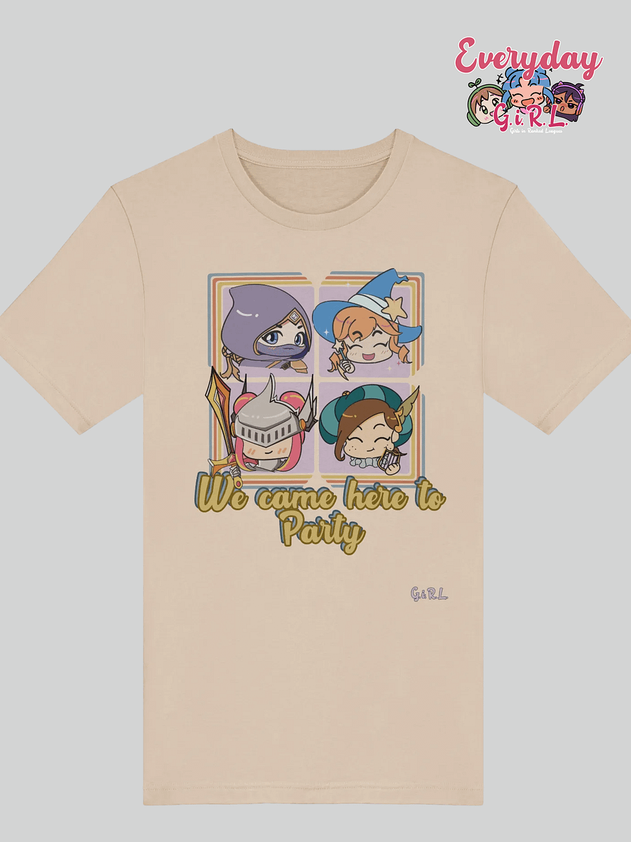 Gamer girl t-shirt - We Came Here To Party by G.i.R.L. product image (1)