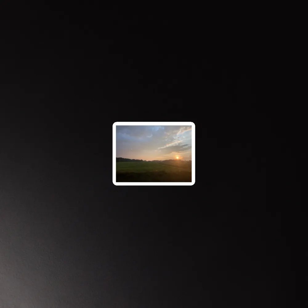 Nature Hazy Evening Die-Cut Magnet product image (3)