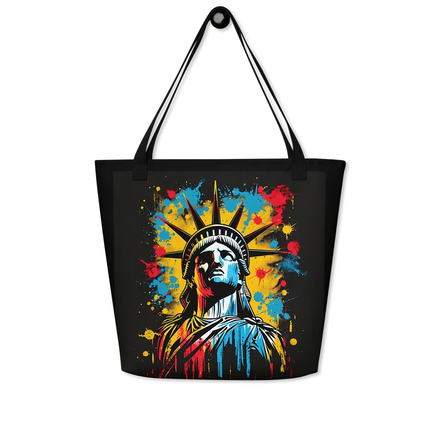 Tote Bag: Statue of Liberty Freedom Independence Patriotic Themed Fashion Art Design product image (8)