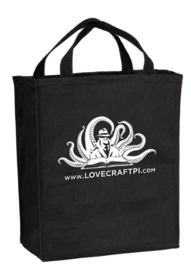 Lovecraft P.I. Glow-in-the-Dark Canvas Tote Bag product image (2)