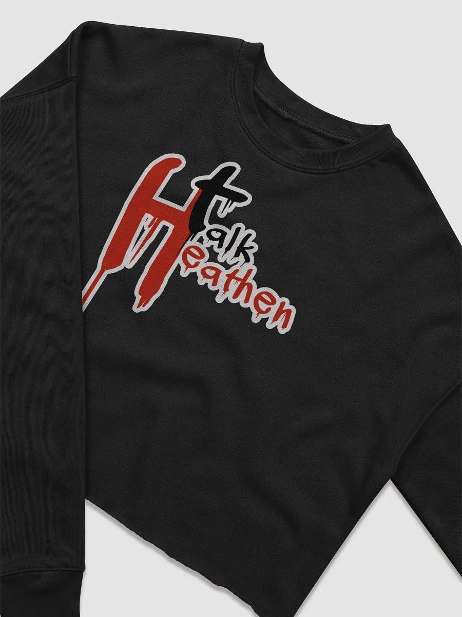 Talk Heathen Crop Sweatshirt product image (14)