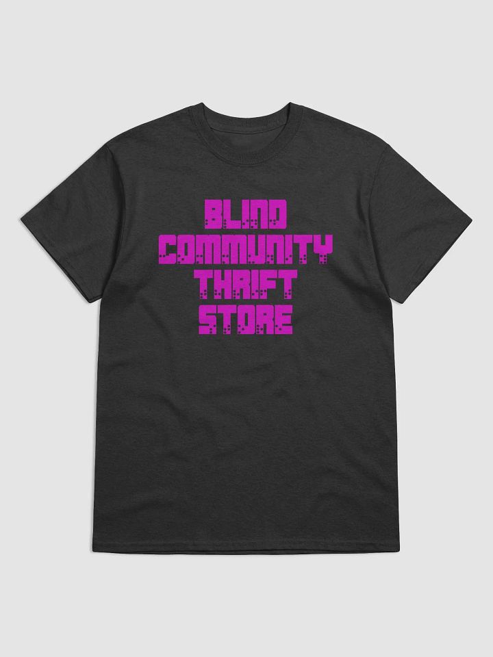 T Shirt Pink Braille Logo 2 product image (1)