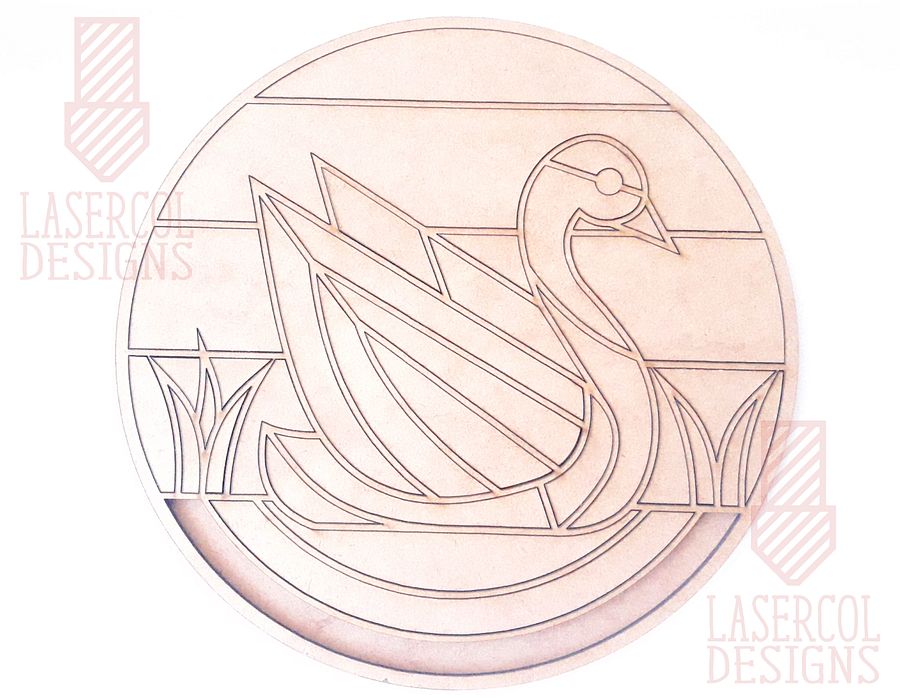 Swan Paint Kit DIY - Laser Cut Files product image (10)