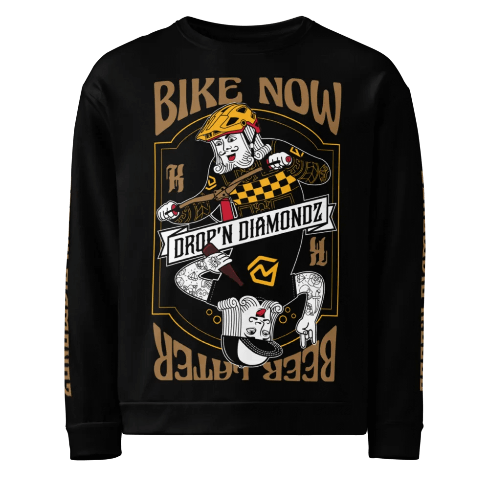 Bike Now, Beer Later Sweatshirt product image (1)