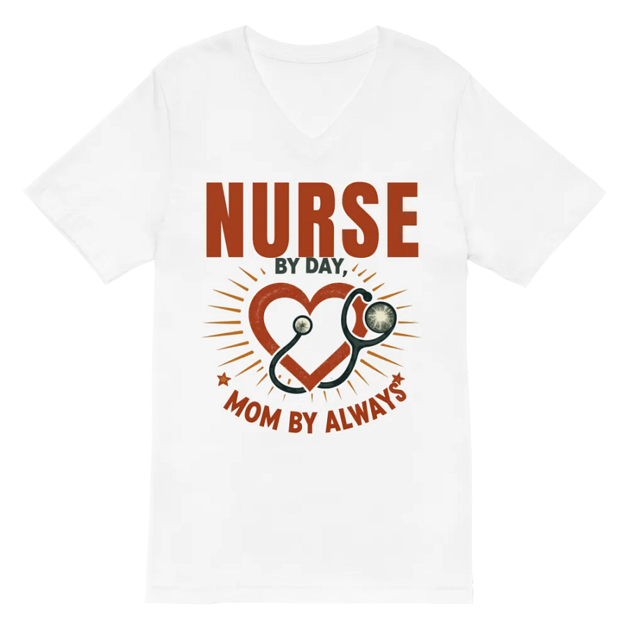 Nurse by Day Mom by Always V-Neck Tee product image (6)