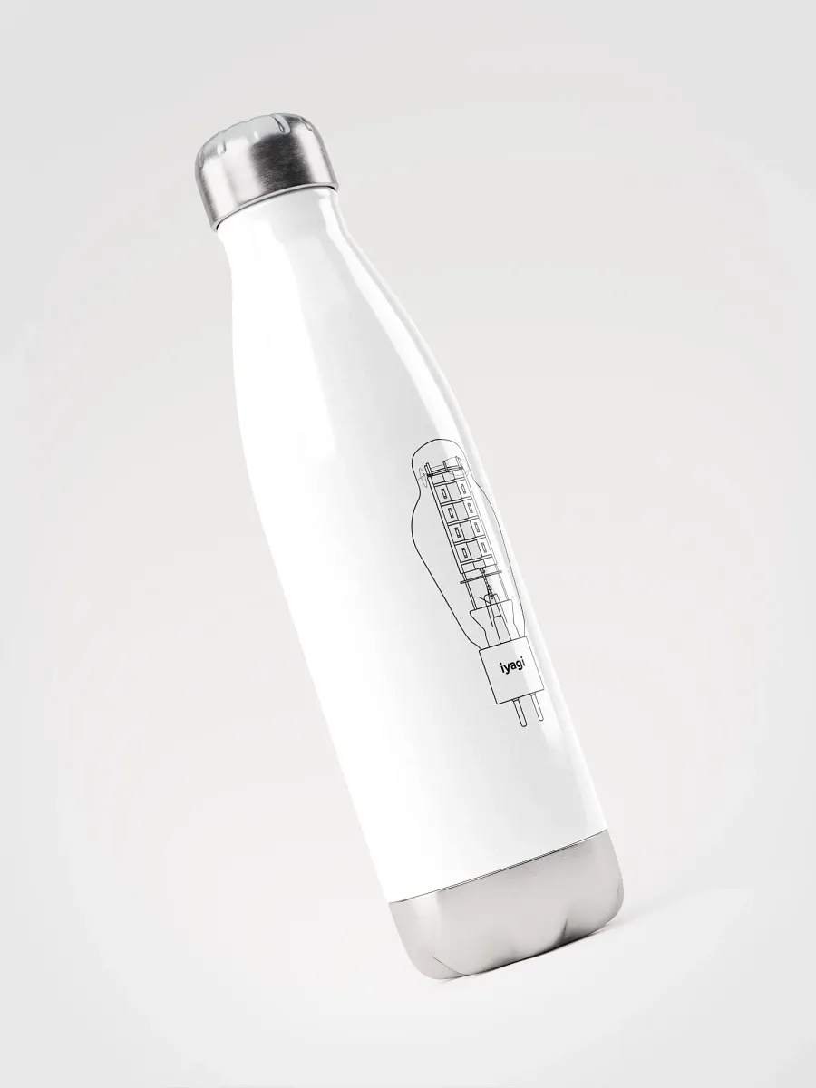 iyagi 300B Tube Stainless Steel Water Bottle (white) product image (4)