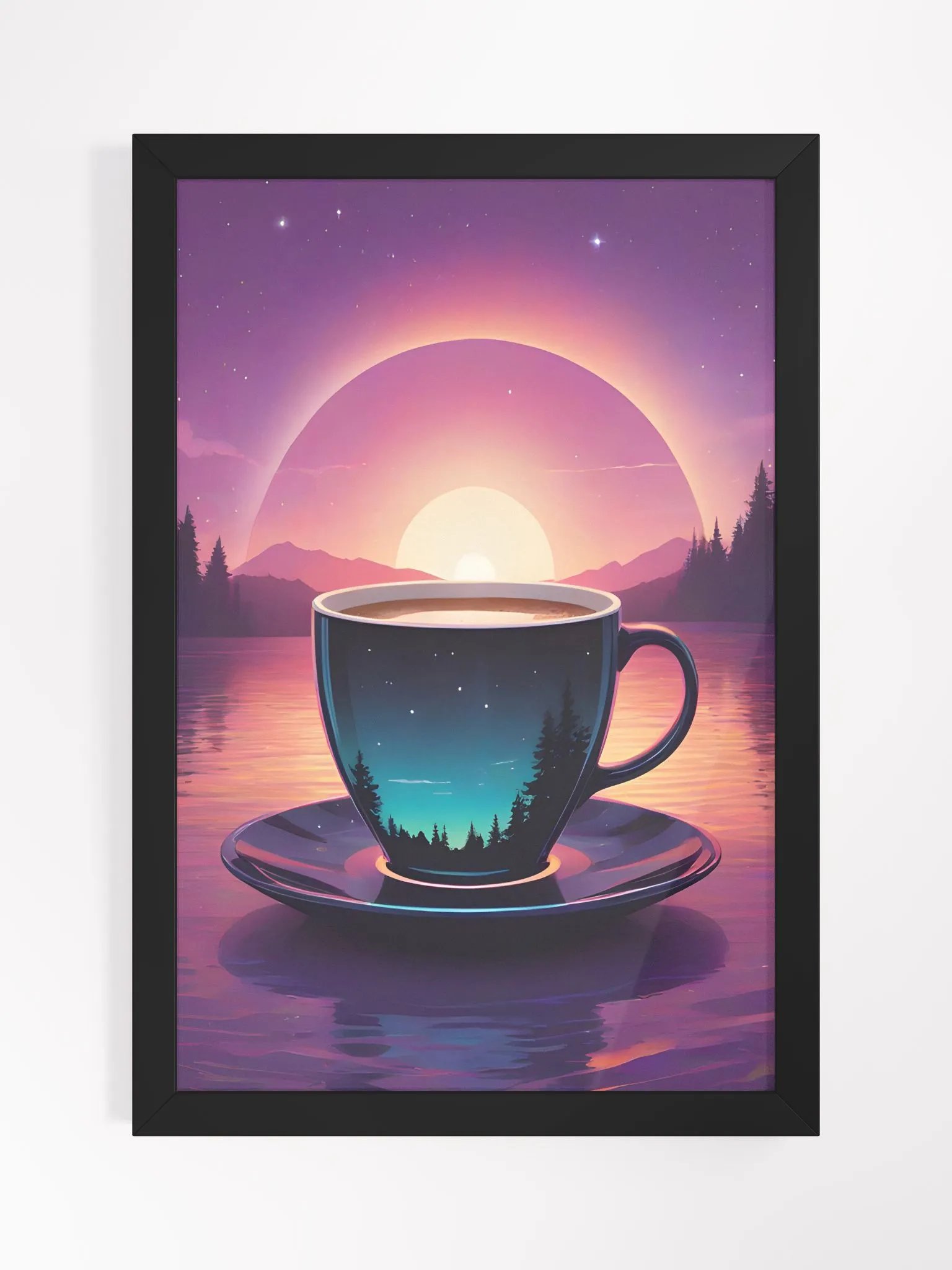 Coffee Sunset Framed Poster product image (2)