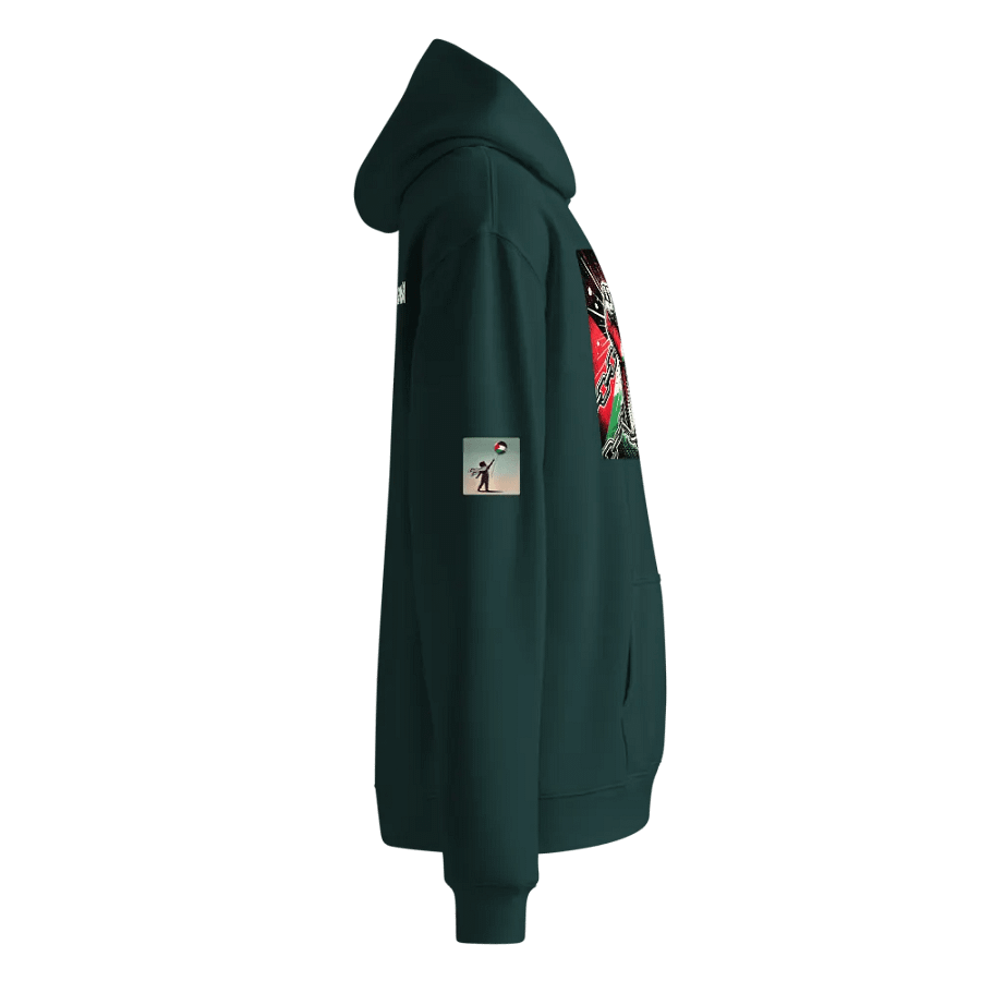 AS Colour Unisex Premium Oversized Hoodie | AI design FREE PALESTINA product image (5)