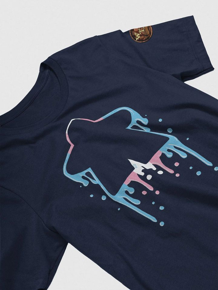 Drippy Trans Pride Meeple T-Shirt product image (1)