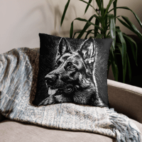 German Shepherd Throw Pillow product image (5)