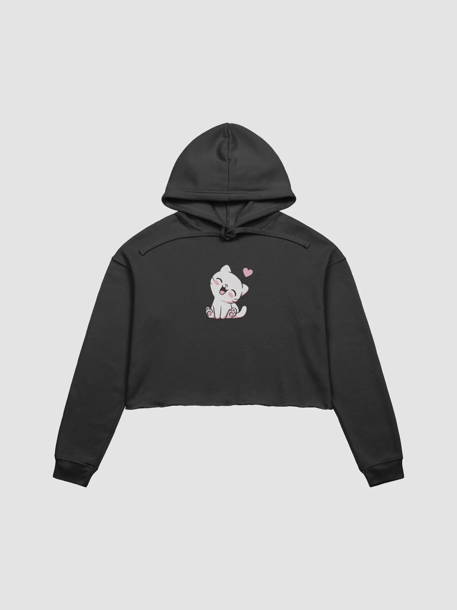 Happy Cat Bliss Crop Hoodie product image (4)