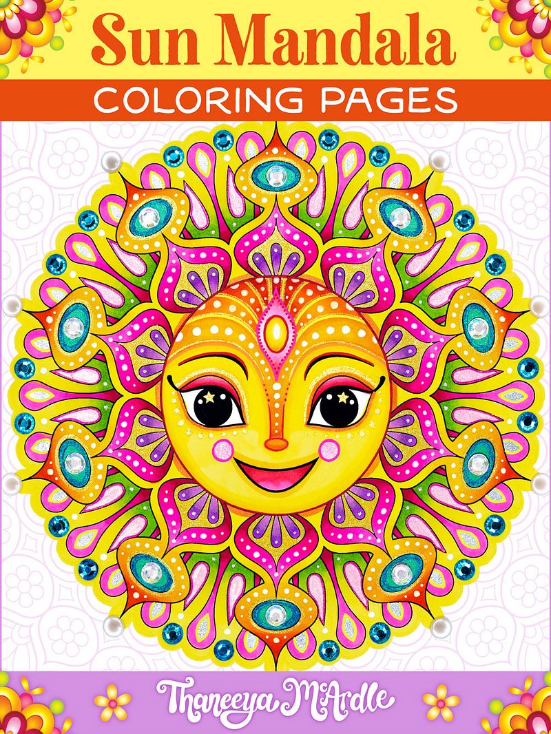 Sun Mandala Coloring Pages
