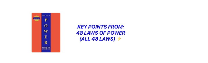 48 Laws of Power: Key Points (All 48 Laws) product image (1)