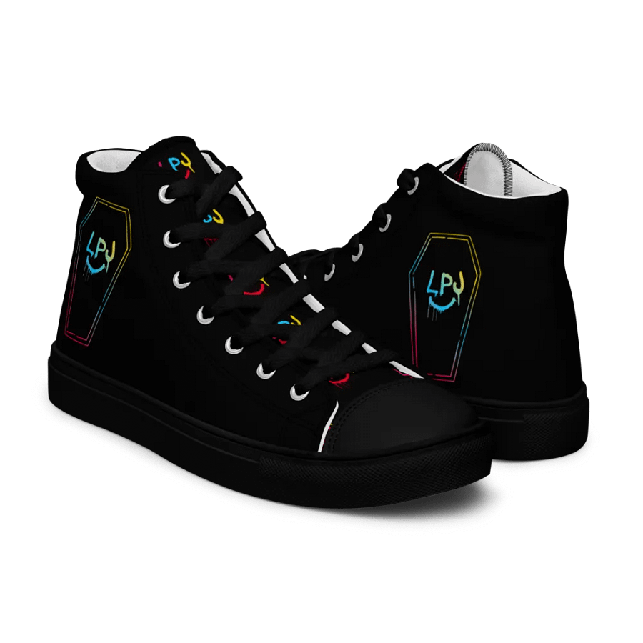 LPJ Black Canvas Hi-Top Shoes product image (12)