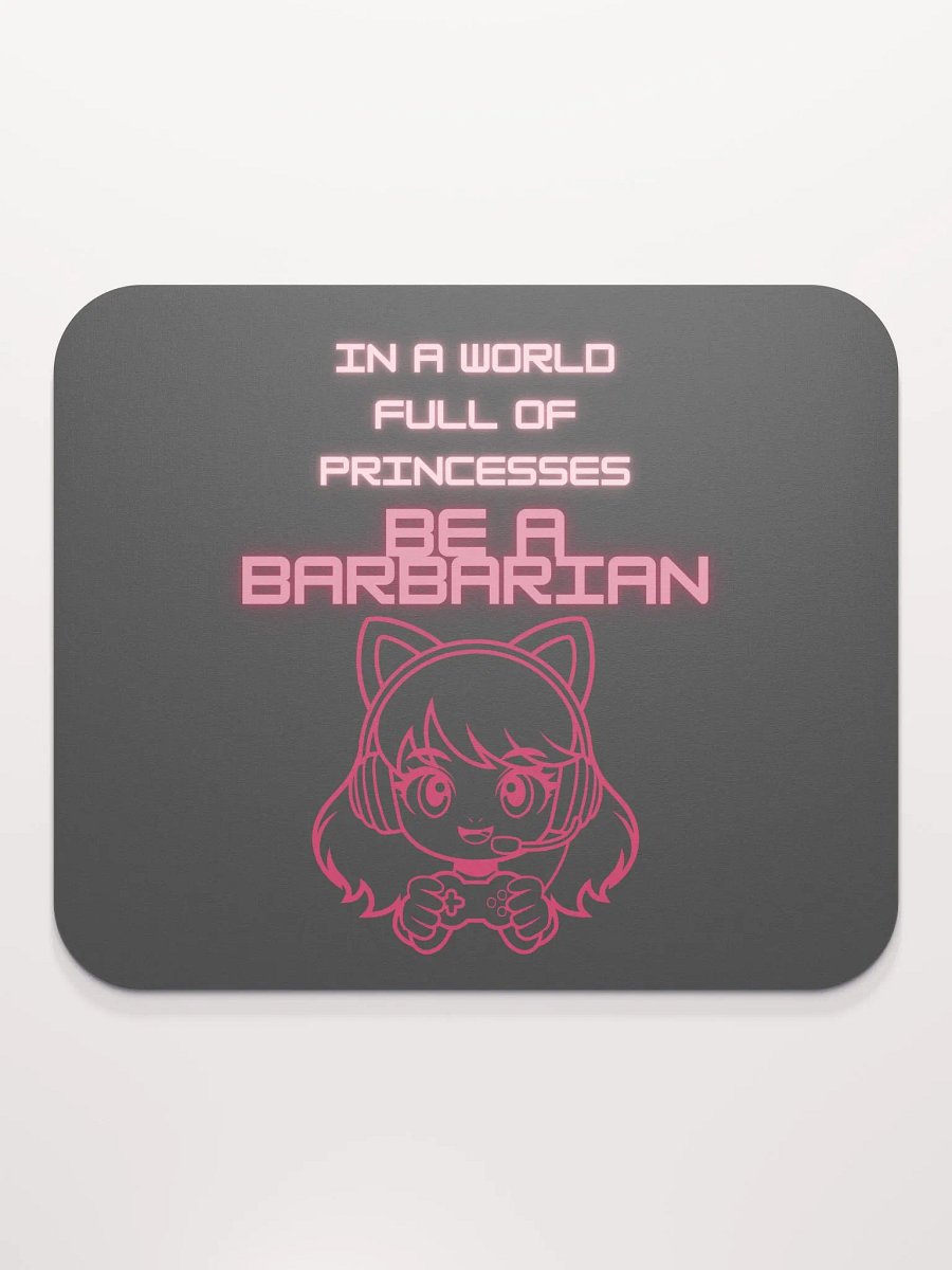 🎮 Gamer Girl Mouse Pad – Precision, Power & Pink Vibes! 💖 product image (3)