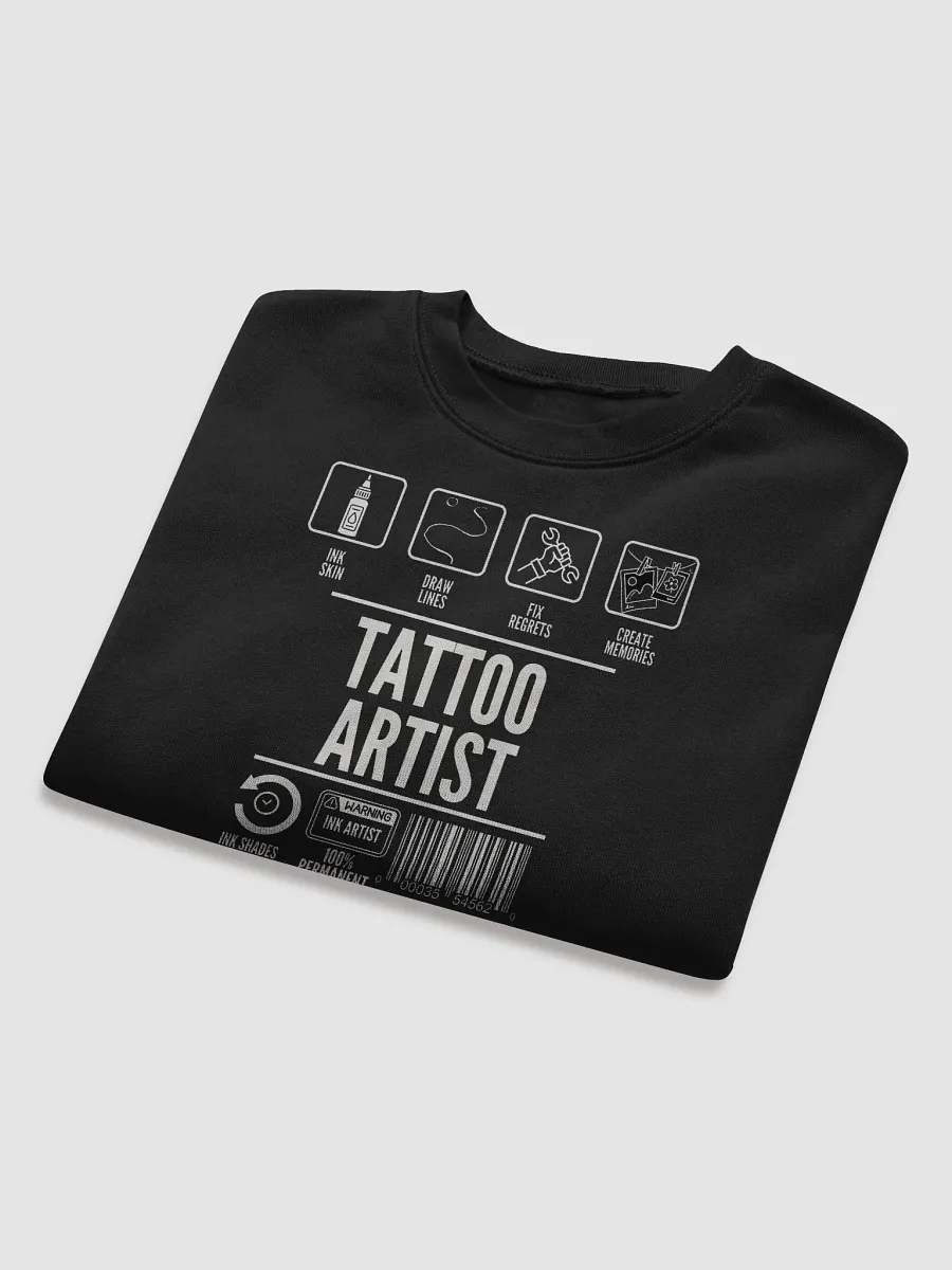 "Tattoo Artist Label" Cropped Sweater product image (8)