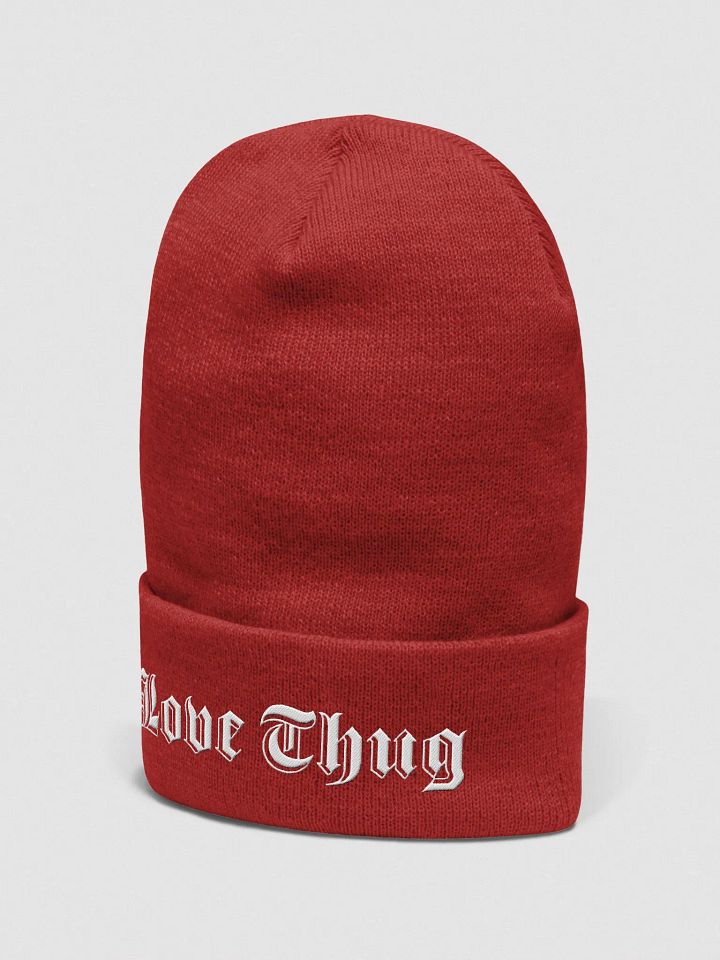 Love Thug Beanie - White Lettering product image (2)