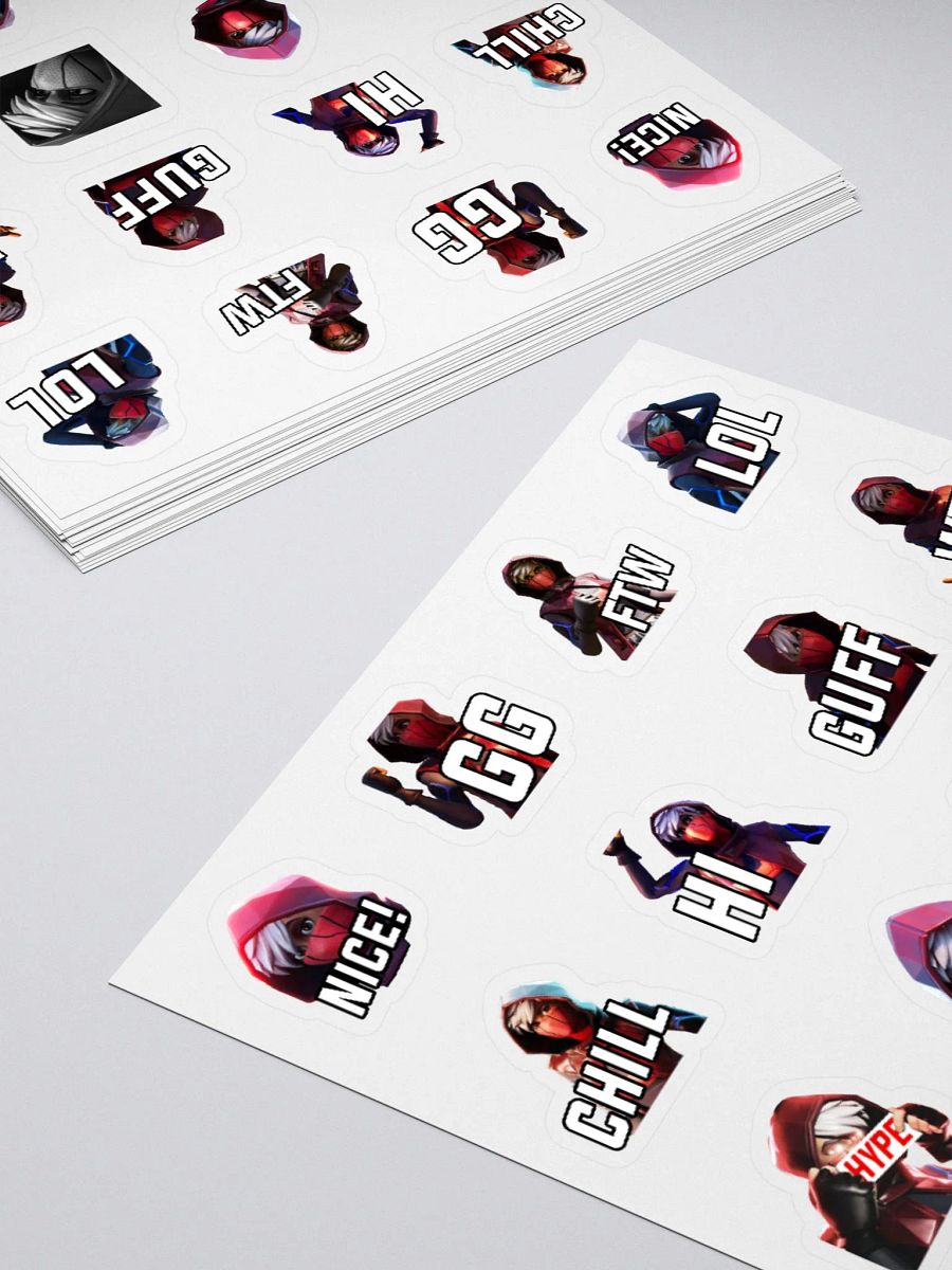 Electro Emote Sticker Set product image (1)