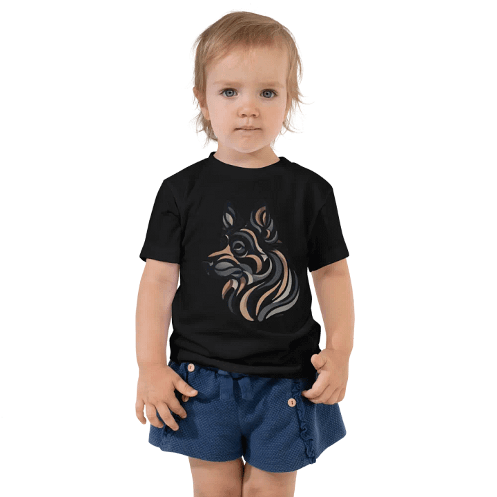 Toddler German Shepherd Abstract Art Tee product image (1)