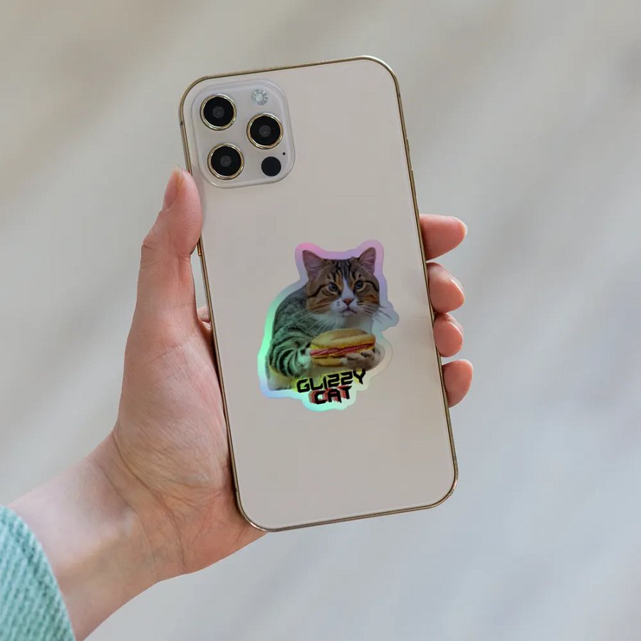 GLIZZY CAT STICKER product image (6)