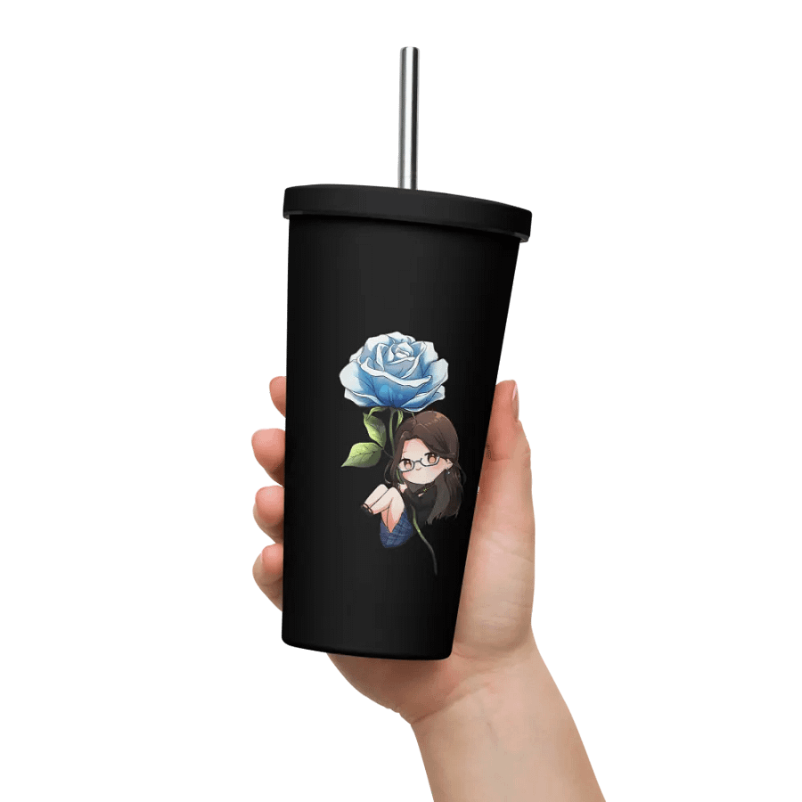 Whovie Rose 20oz Insulated Tumbler with a Straw product image (15)