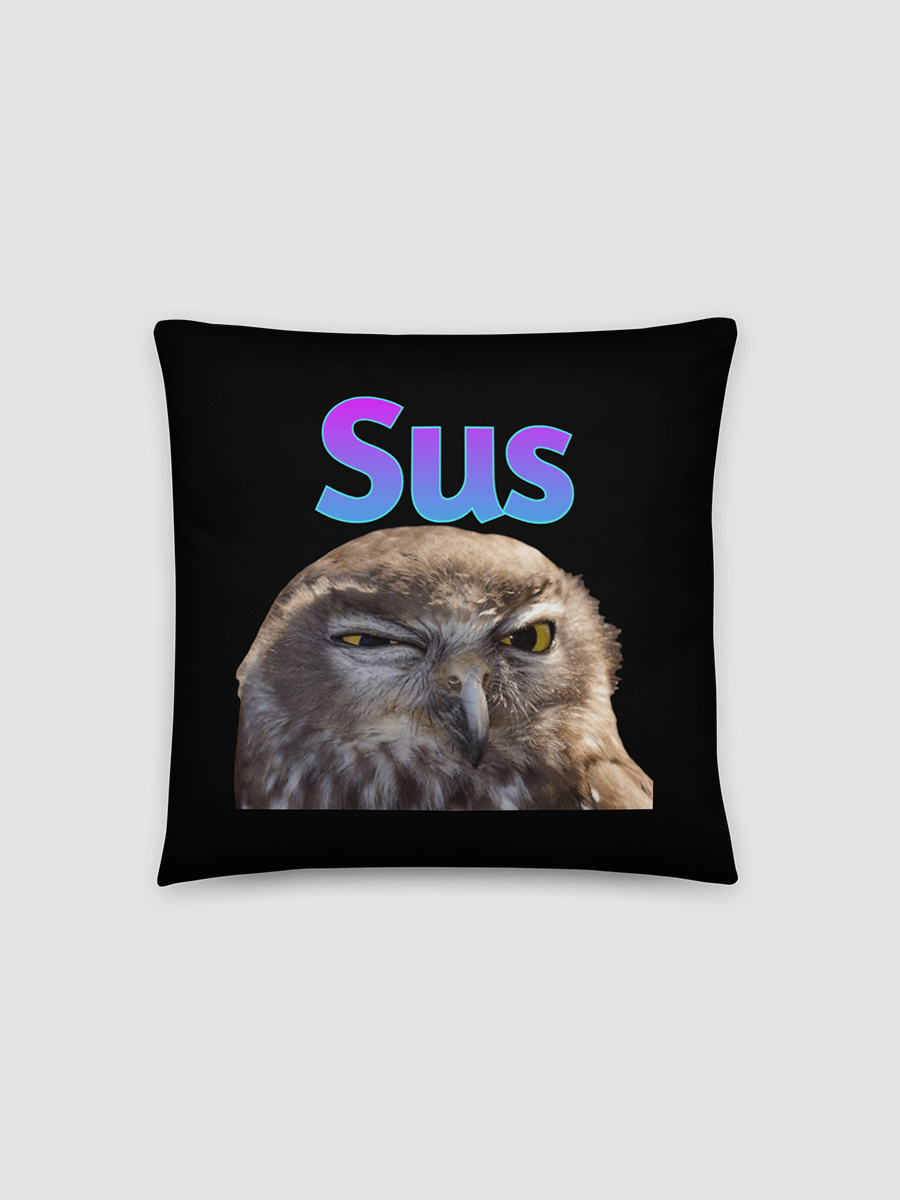 Sus Owl Pillow - Black product image (1)