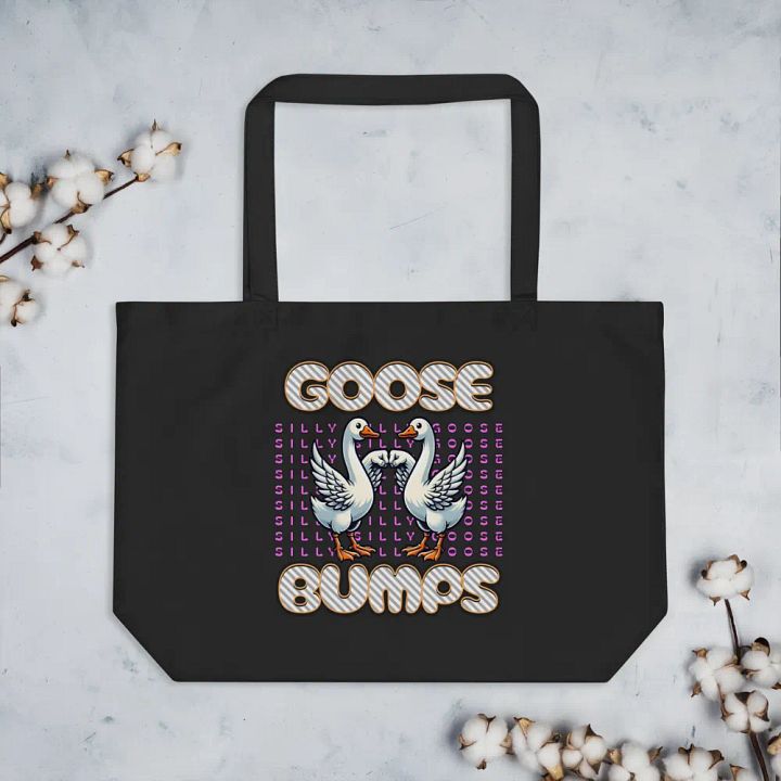Silly Goose Bumps Organic Tote Bag product image (2)