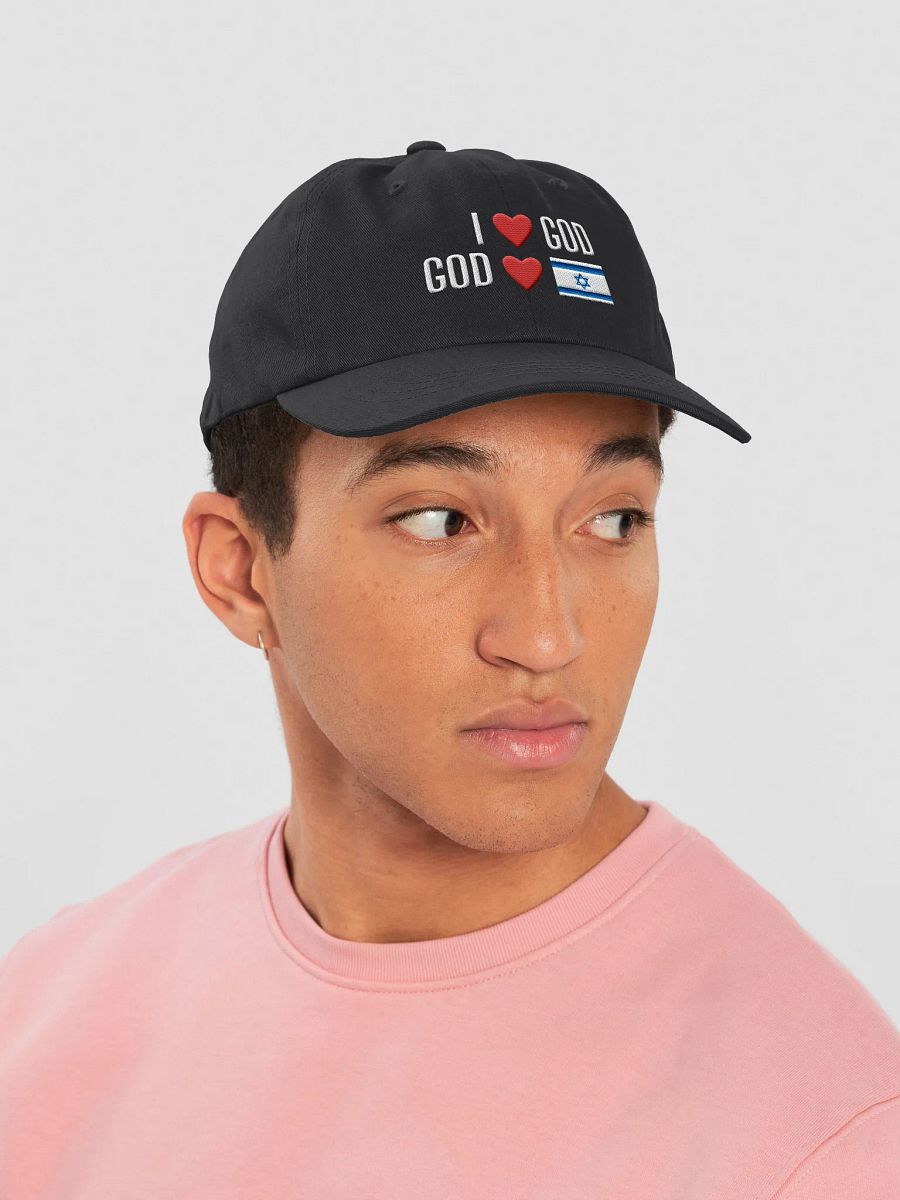 I Love God, God Loves Israel Hat product image (6)