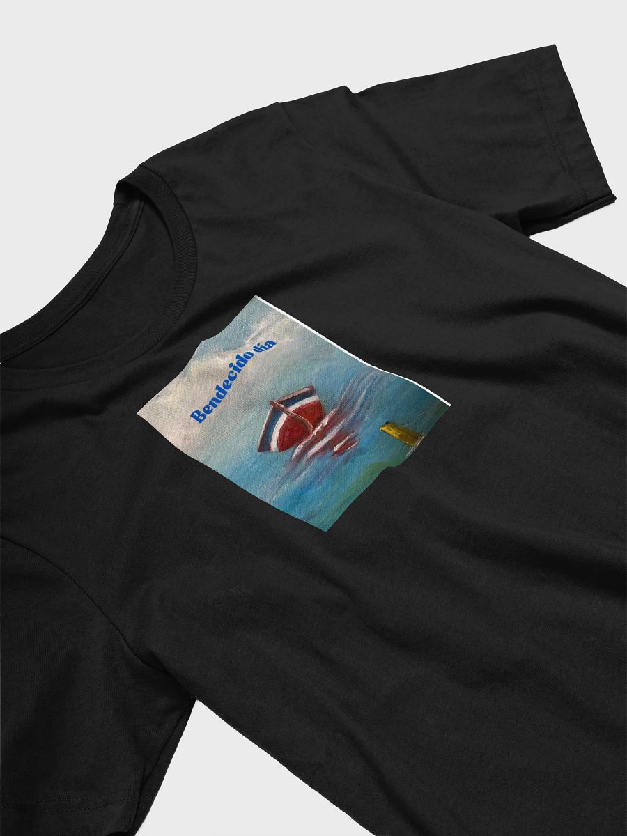 Bendecido Día Boat Reflection T-Shirt product image (3)