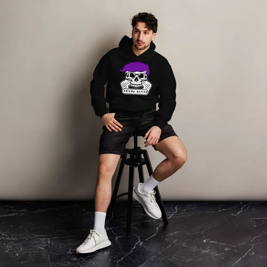Enigma Nation AS Colour Unisex Premium Oversized Hoodie (PRINTED) product image (6)
