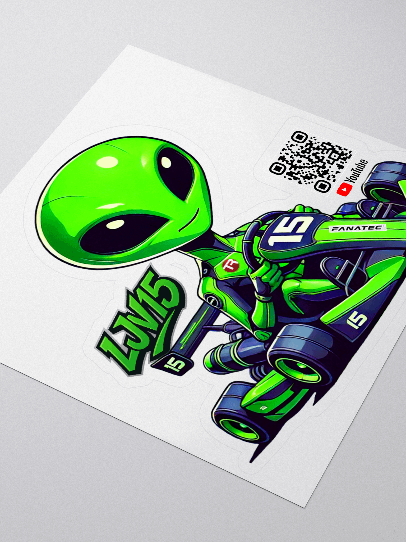Bob the Alien – LJv15 Sticker product image (3)