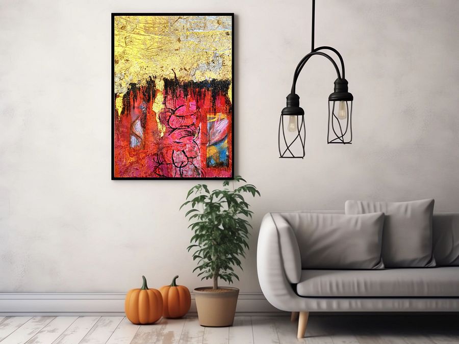 3 wall art designs , digital download in 3 colour of original artwork by b.reters product image (5)