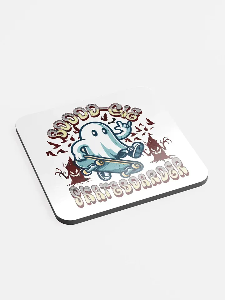 Boooo-gie Skateboarder Cork Coaster product image (2)