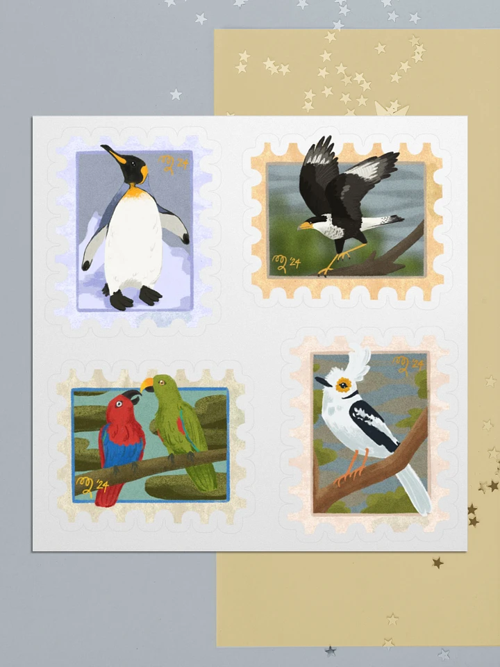 Bird Stamp Stickers Set 03 – Birbfest 2024 product image (1)